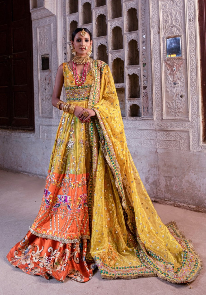 , elegant bridal gowns for women, Zahra Ahmad exquisite bridal collection