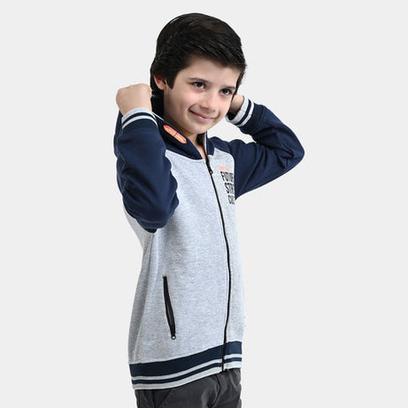 , Boys fleece jacket, skate grey jacket