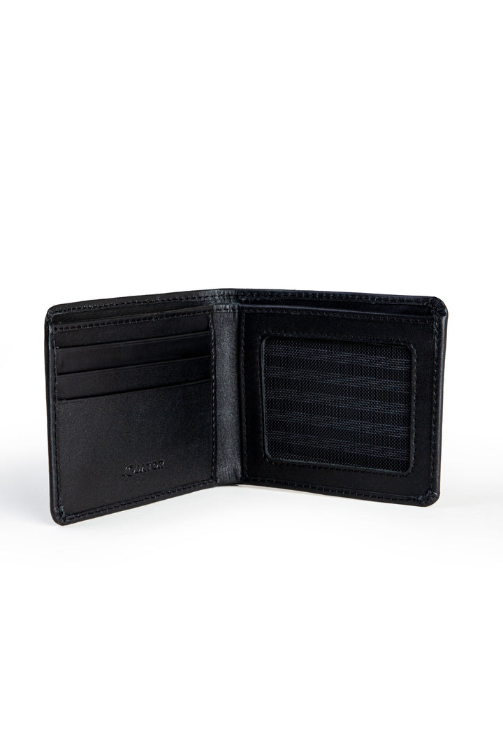 , Equator Stores black wallet, sleek design