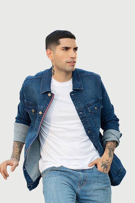 Premium Dayscape Denim Jacket - Enhance Your Casual Look!