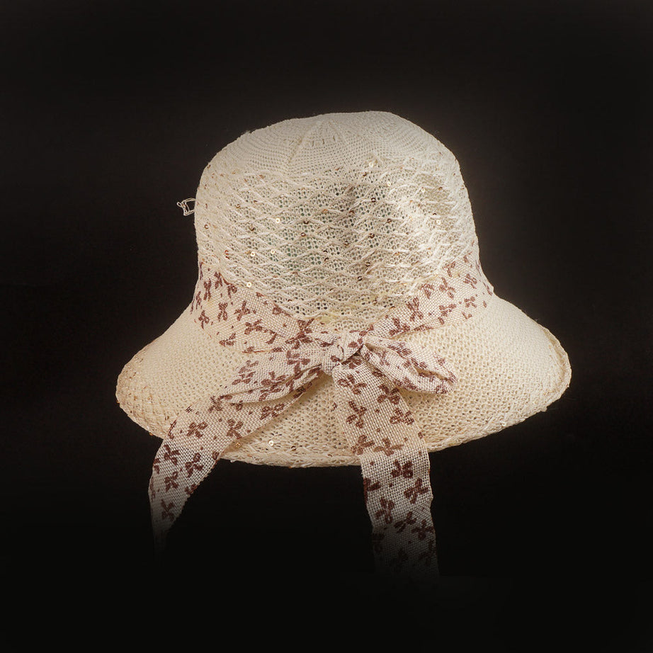 Stylish Extra-Quality Women Hat Panamanian Style Bow Hat B: Embrace Timeless Elegance