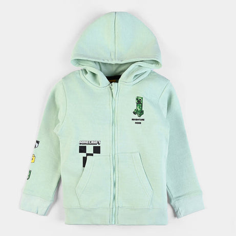 , Fleece hooded jacket, boys Minecraft jacket