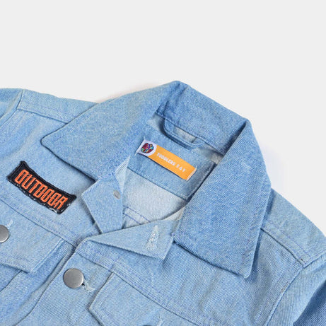 , Boys denim jacket, ice blue jacket