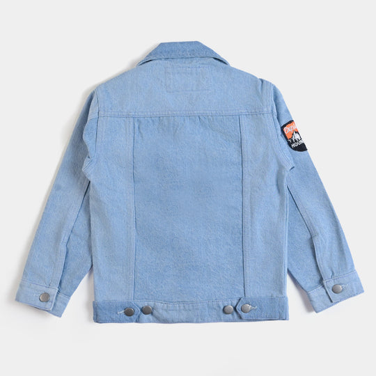 , Boys denim jacket, ice blue jacket