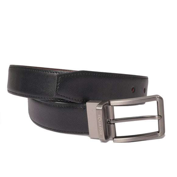 , Equator Stores double sided belt, black and brown