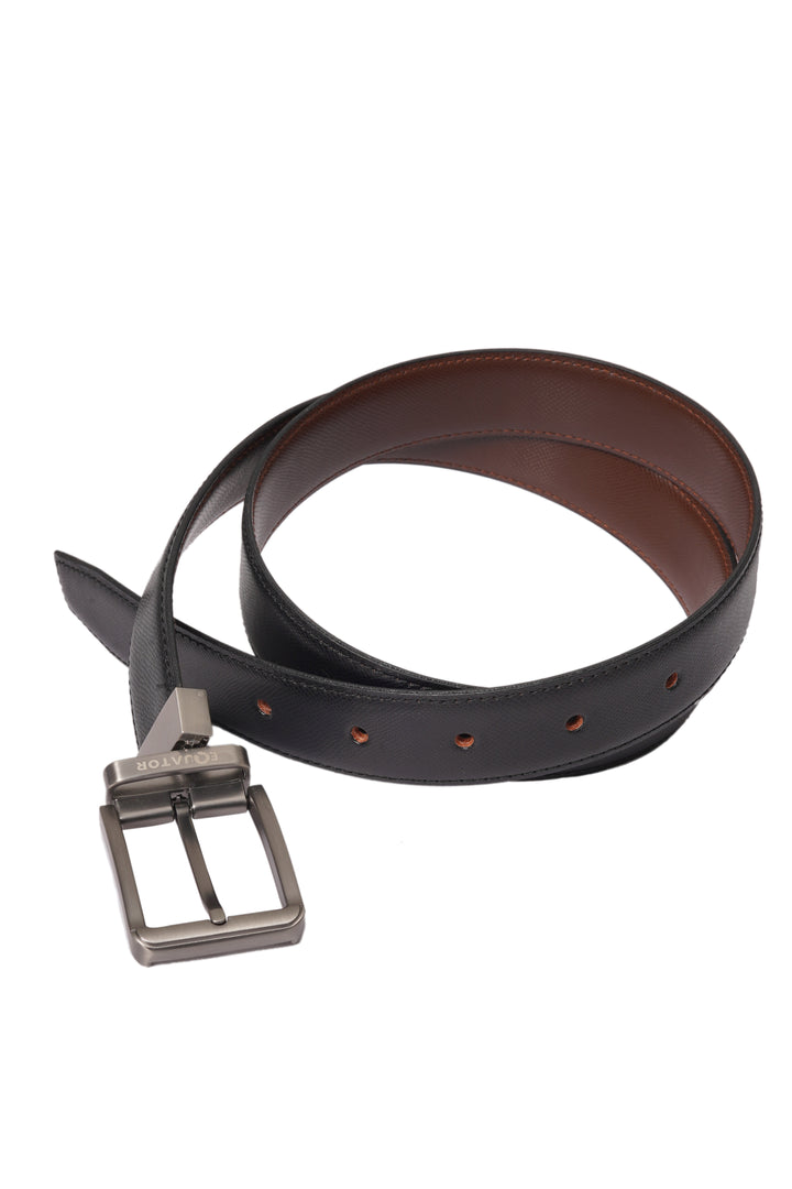 , Equator Stores double sided belt, black and brown