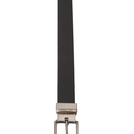 , Equator Stores leather belt, double sided design