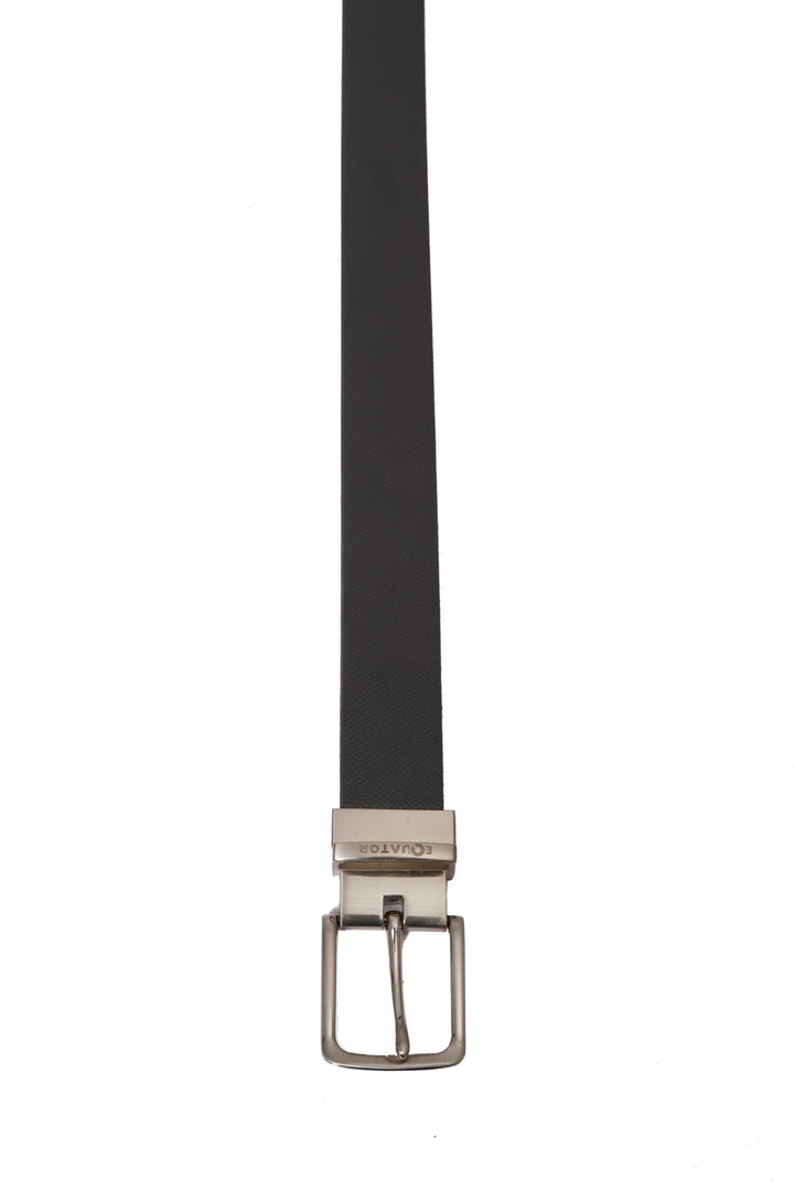 , Equator Stores leather belt, double sided design