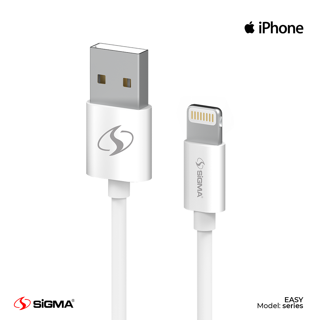 Easy Series Rapid Charging 2A Cable – Lightning (iPhone)