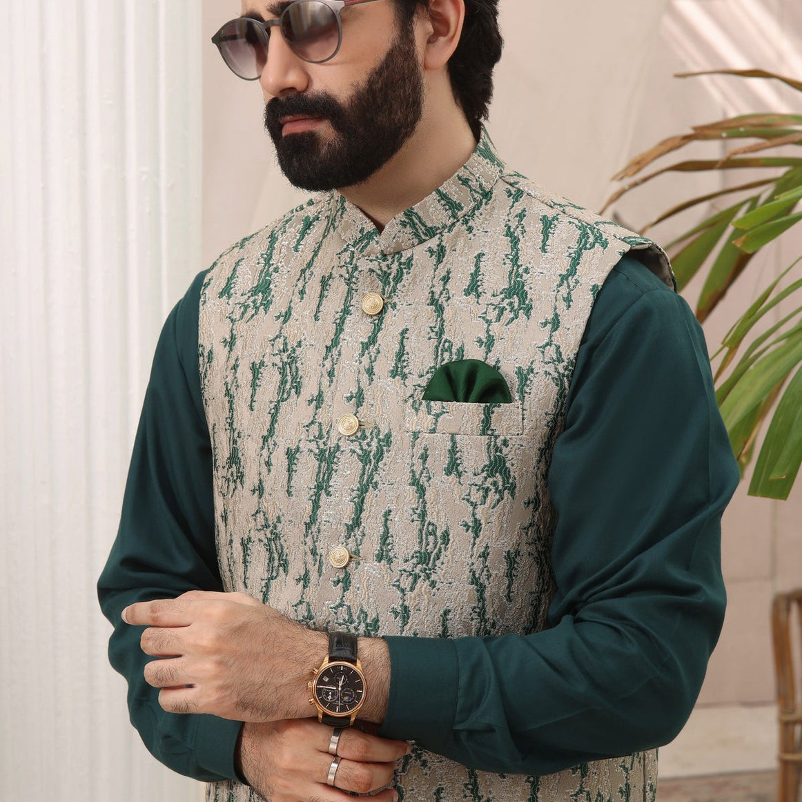 waistcoat, waistcoat online, Embroidered Waistcoat