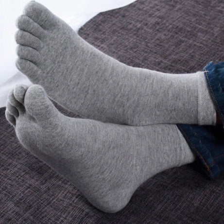 Five Finger White Socks for Men