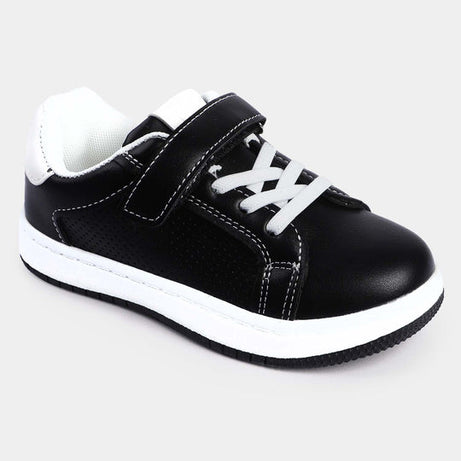 Trendy Black/White Boys Sneakers - Premium Quality