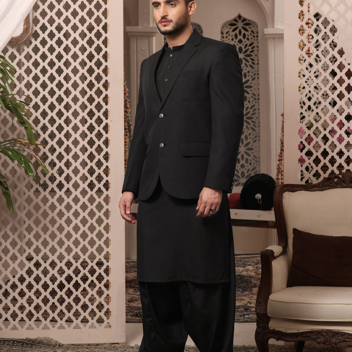 black coat, coat, mens coats