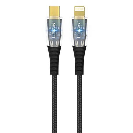 LT-313 Type C To Lightning 3.0 65w With Led Indication