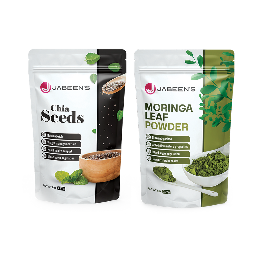 Moringa Powder & Chia Seeds Pack, Wellness Boost