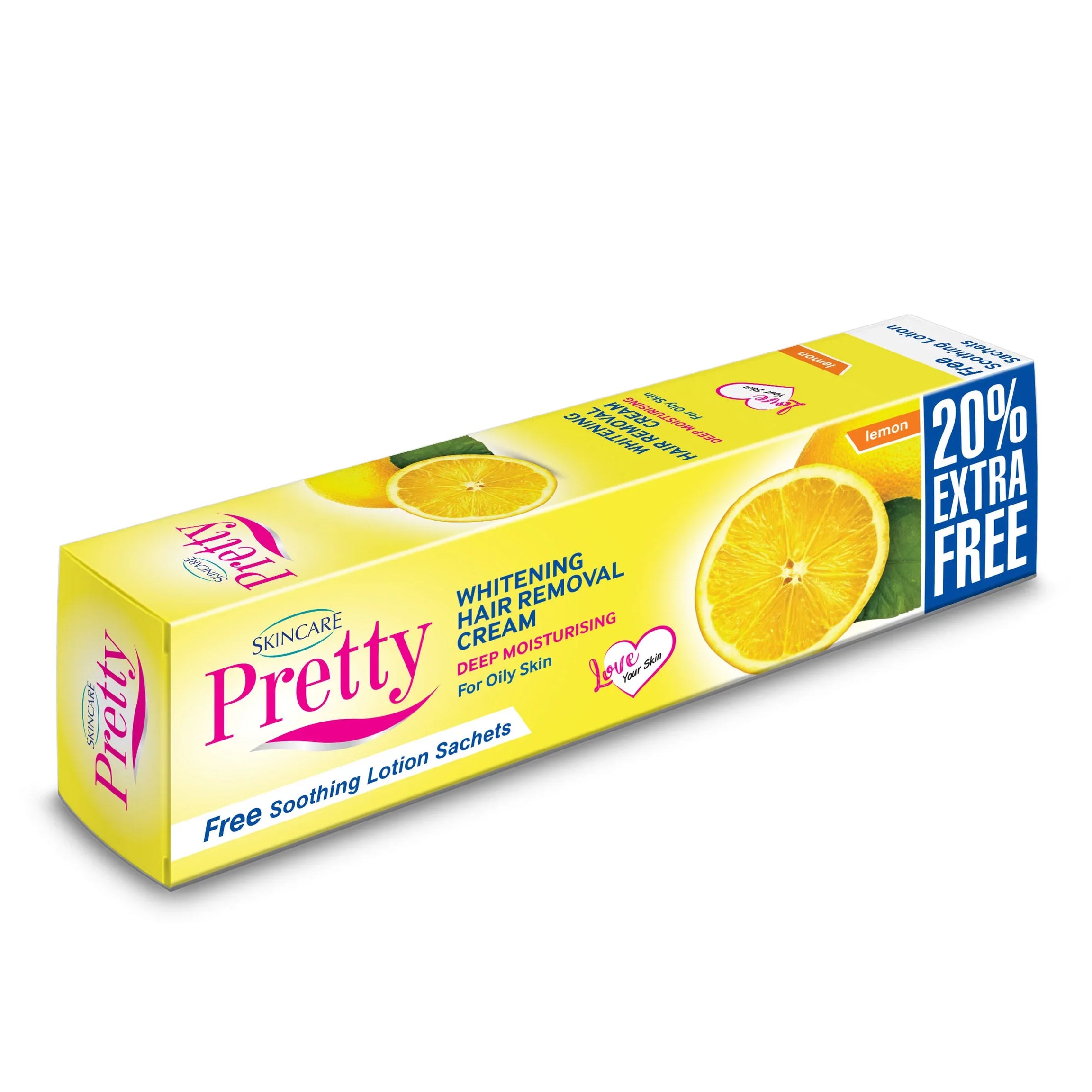 Pretty Hair Removal Cream Lemon 120gm