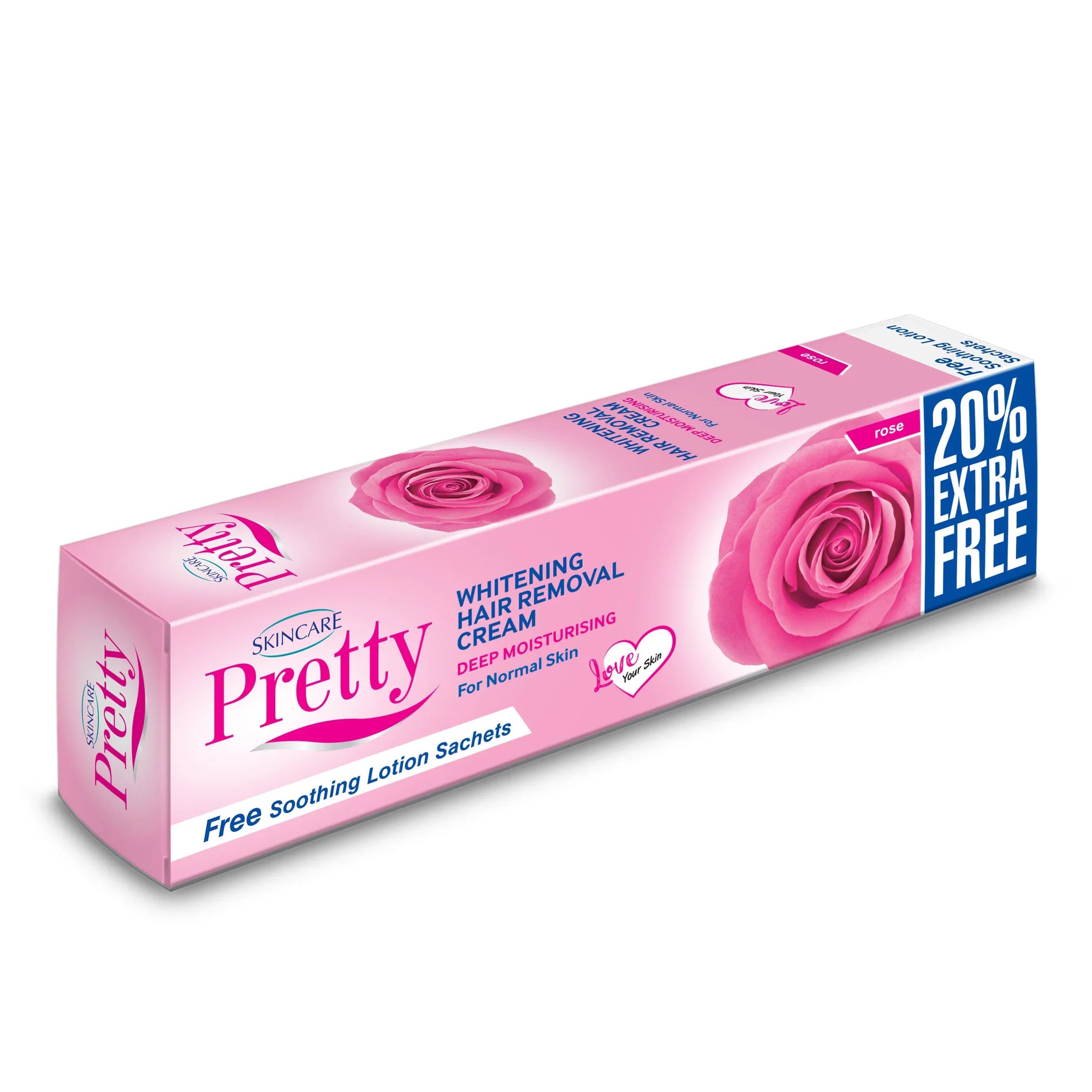 Pretty Hair Removal Cream – Rose Scent – 120gm for Effective Hair Removal