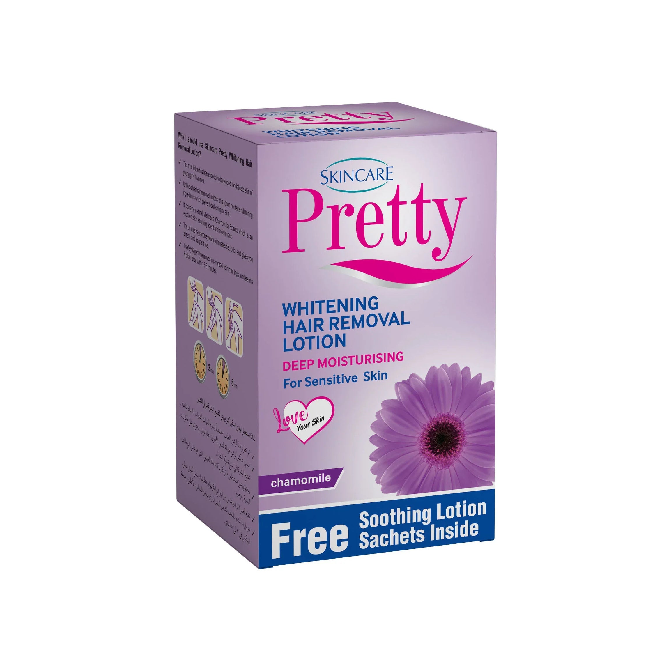 Pretty Hair Removal Lotion Chamomile