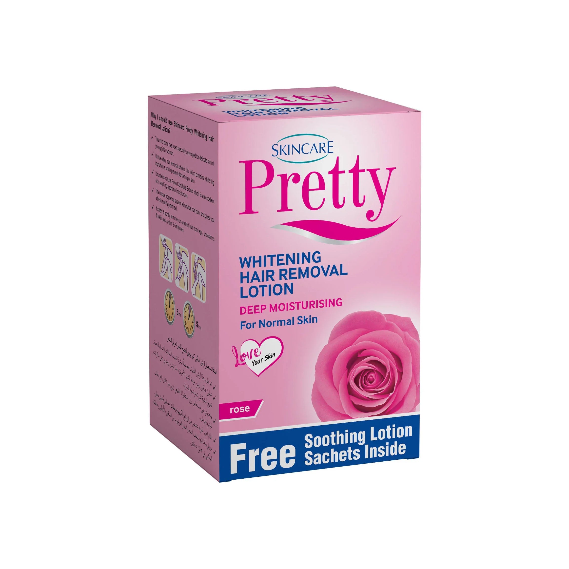 Pretty Hair Removal Lotion Rose