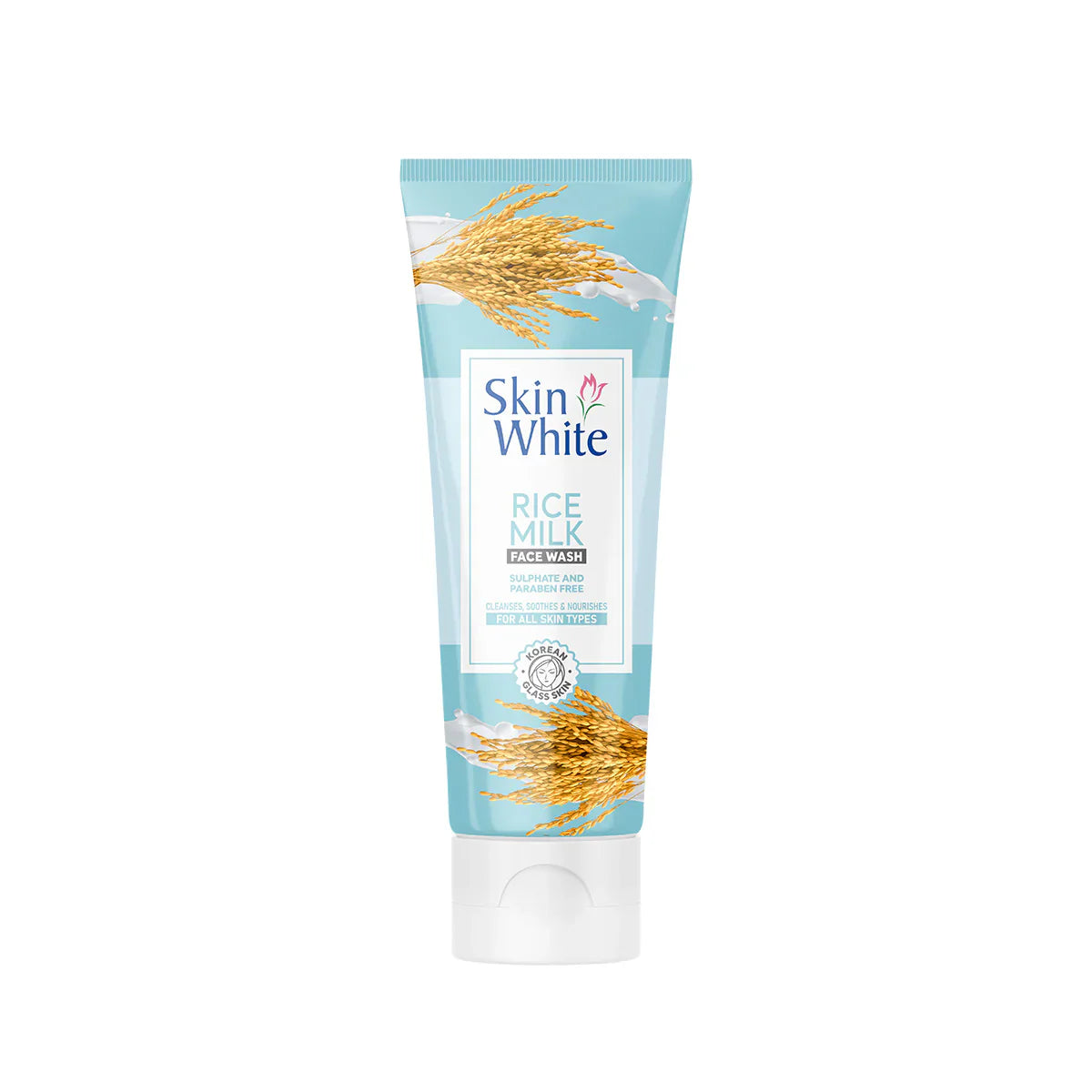 Rice Milk Face Wash – Sulphate & Paraben Free for Hydration and Gentle Cleansing