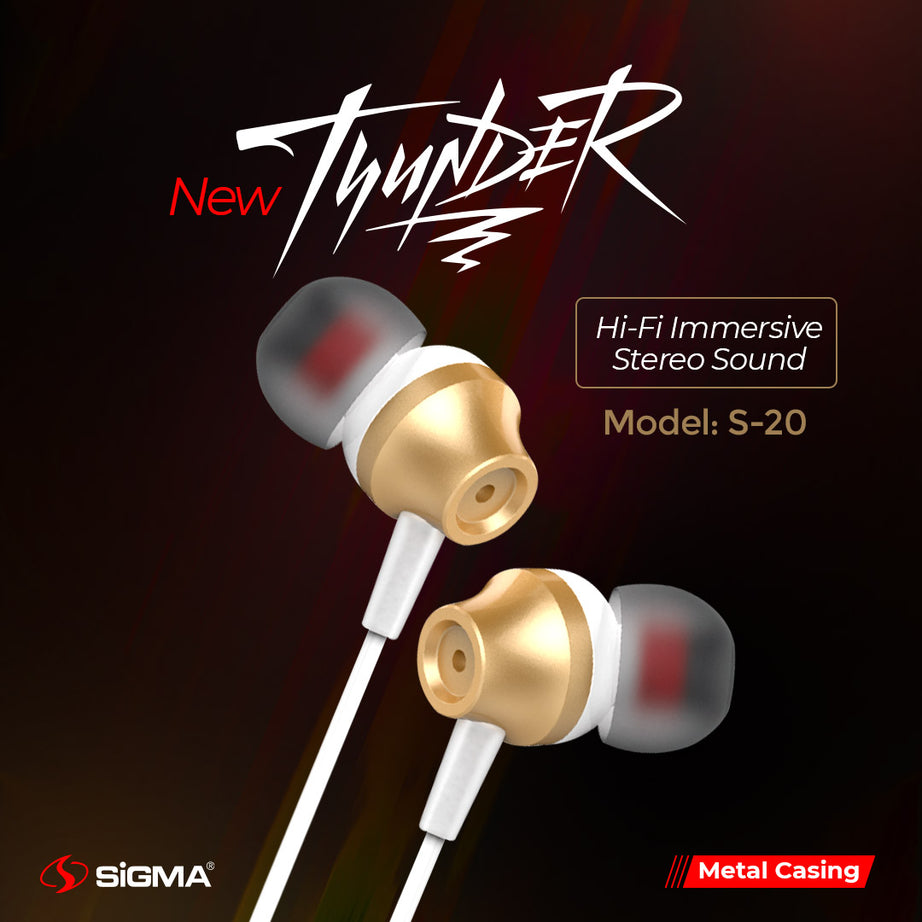 Sigma Thunder Earphones S20