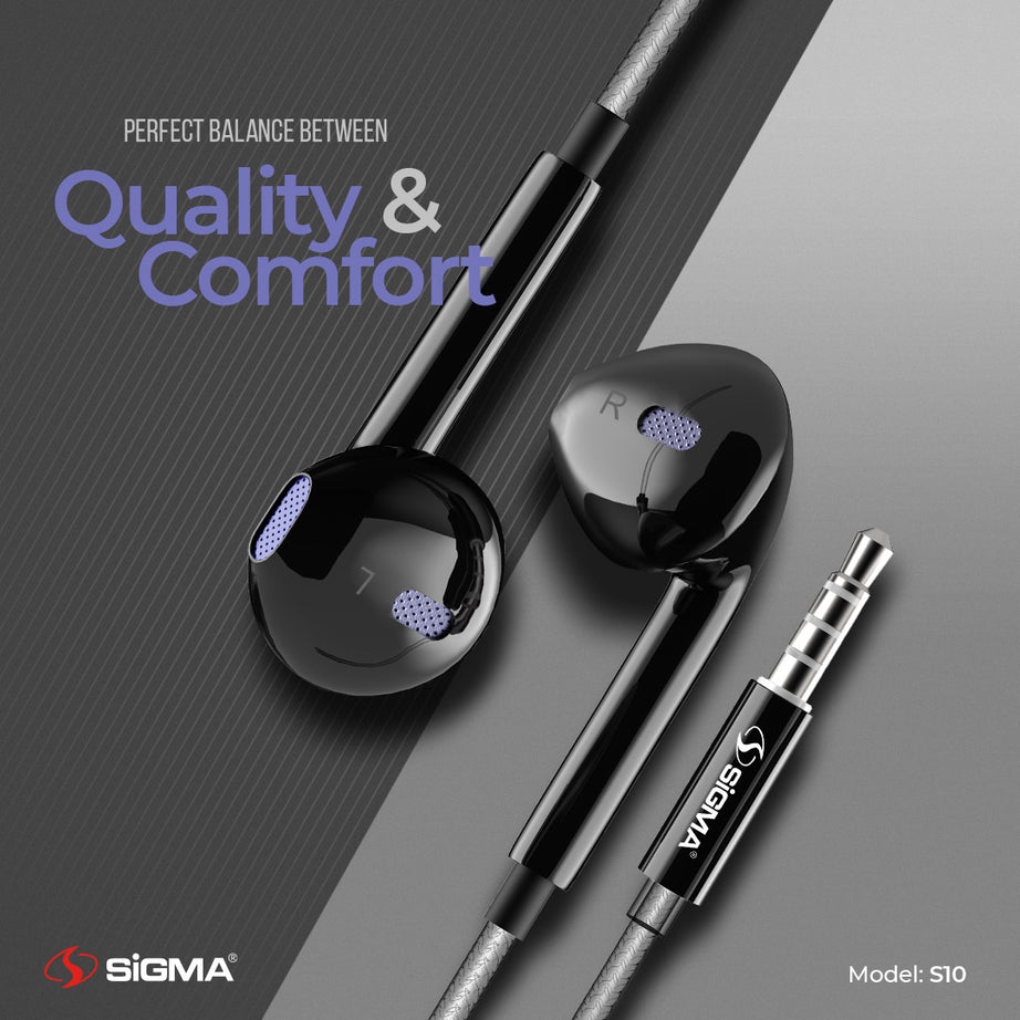 Sigma Quality Stereo Earphones S10