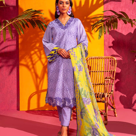 Exquisite 3 Pc Embroidered Poly Lawn Suit with Poly Lawn Dupatta - Shop Now at Jabeens Shop