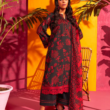 , exquisite women's unstitched fabric, Oaks stylish unstitched designs