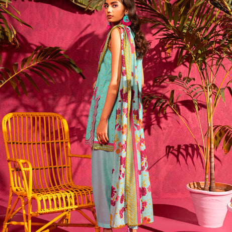 , exquisite women's unstitched fabric collection, Zahra Ahmad stylish unstitched designs