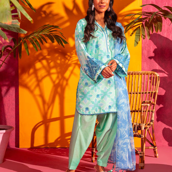 , exquisite women's unstitched Morbagh fabric, Zahra Ahmad premium fabric collection