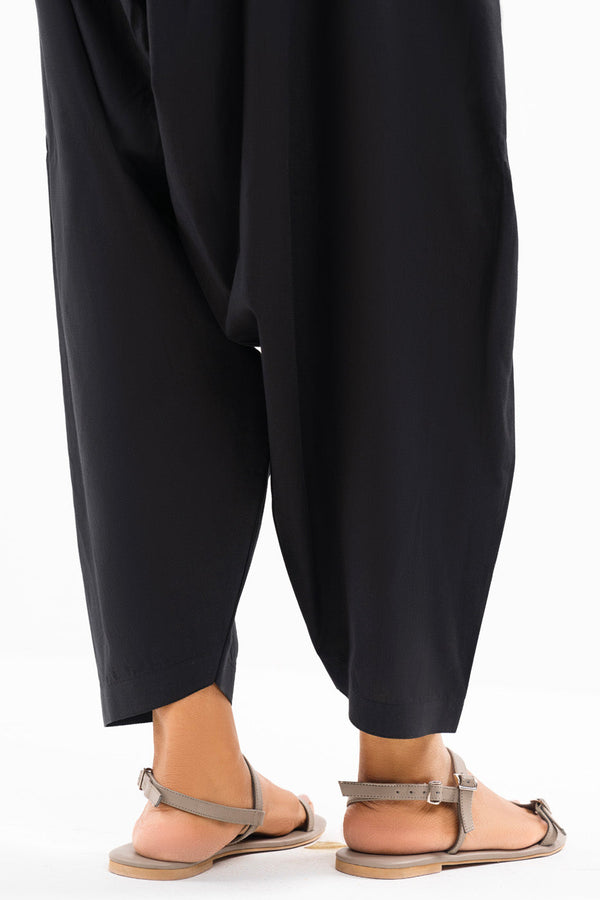 black pants, palazzo pants, Trousers