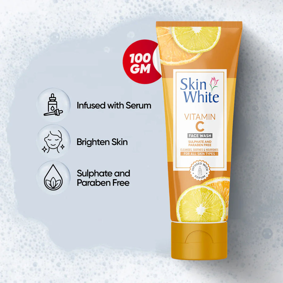 Vitamin C Face Wash (Sulphate & Paraben Free)