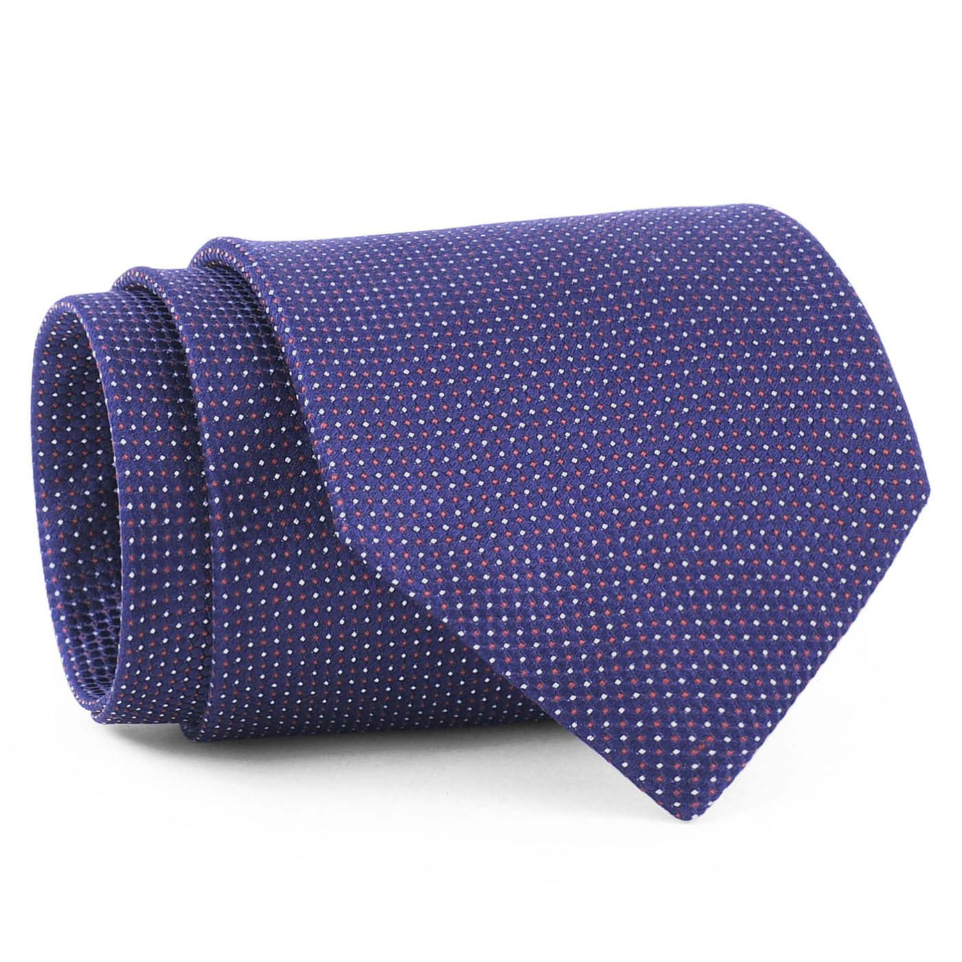 Stylish Navy Geometric Tie