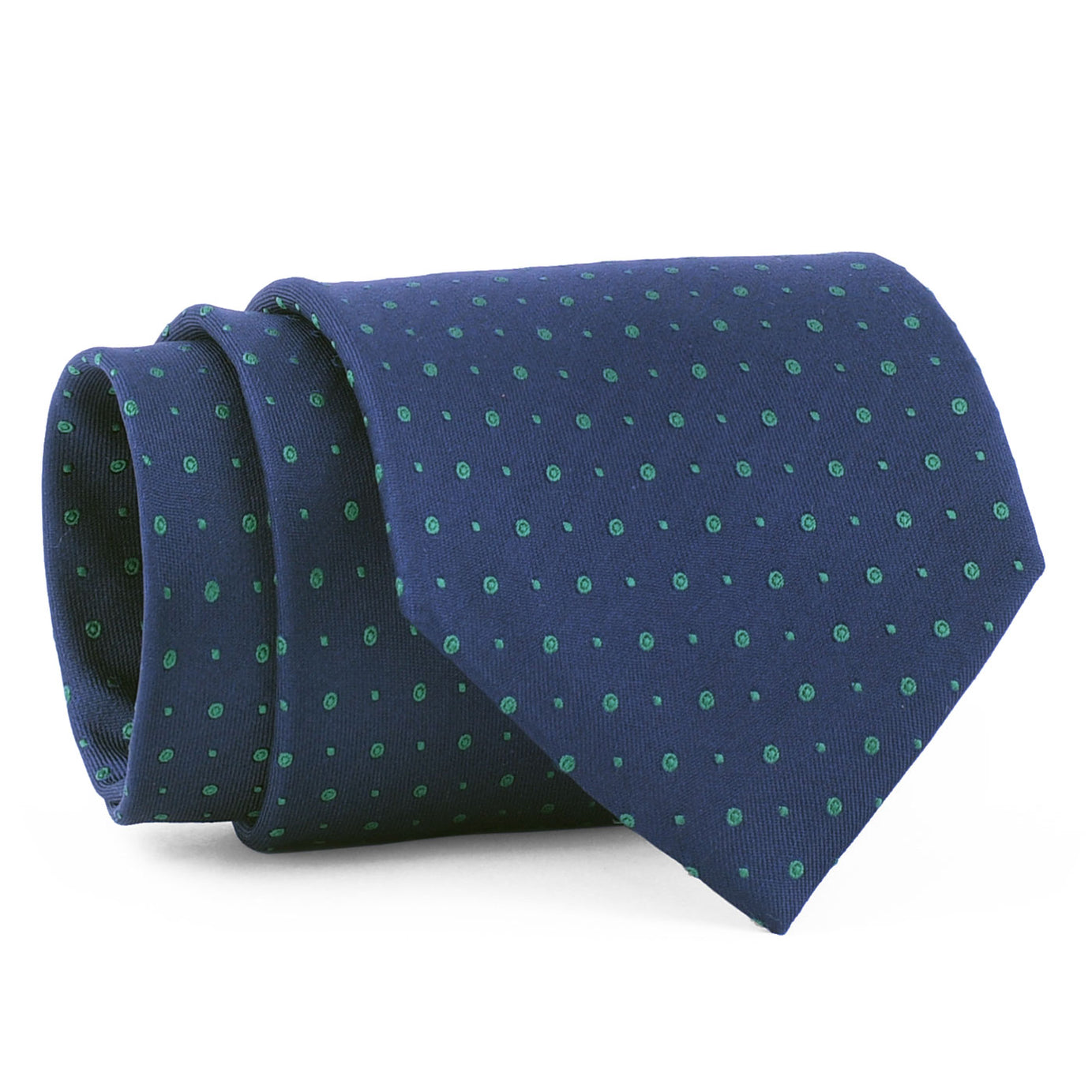 Stylish Blue/Green Geometric Tie