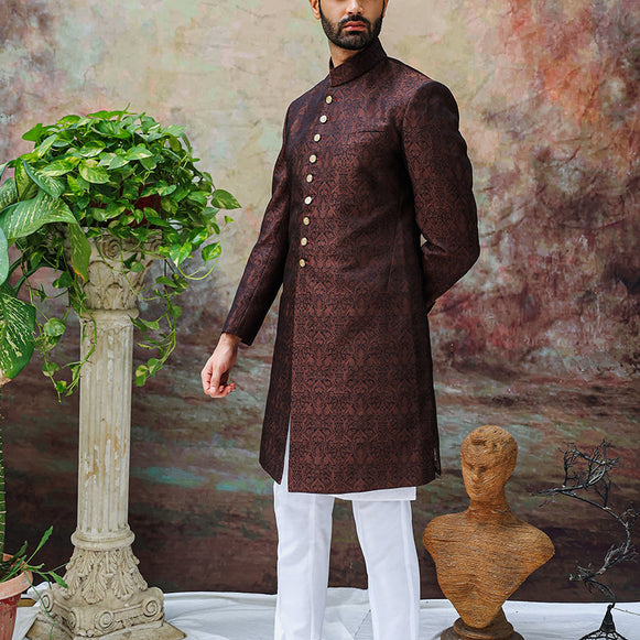 black sherwani for men, sherwani online, Sherwani