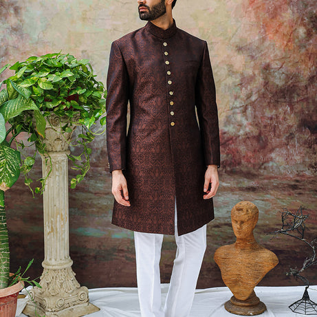 black sherwani for men, sherwani online, Sherwani