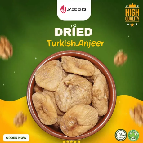 Turkish Anjeer Dried Figs Jumbo Size 250gm Packs