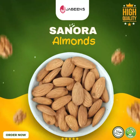 Sanora Almonds 250gm Pack I Sanora Badam Giri