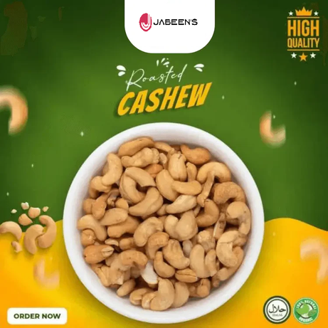 Crunchy Roasted & Salted Cashews 1kg Pack