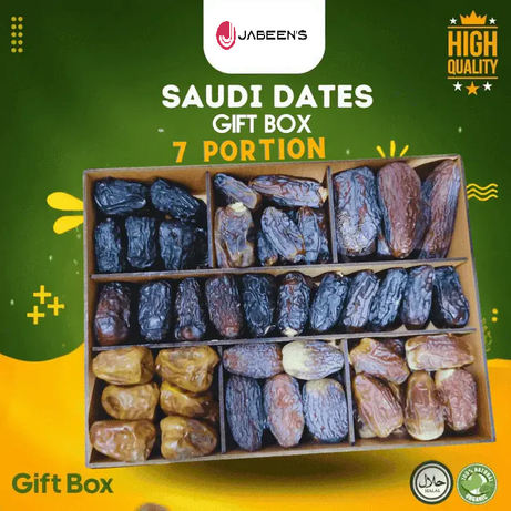 ﻿Premium Dates In Wooden Gift Box (7 Portions)