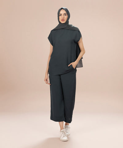 , Women Basic Hijab, Sapphire