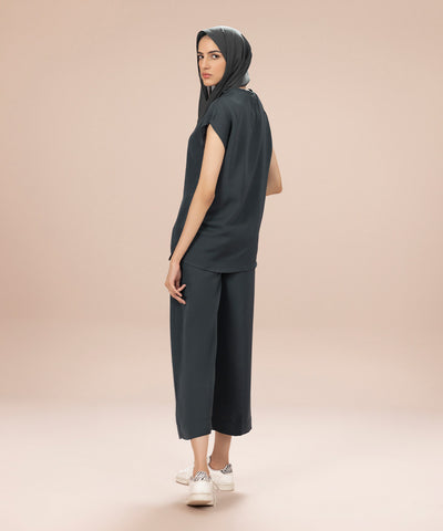 , Women Basic Hijab, Sapphire