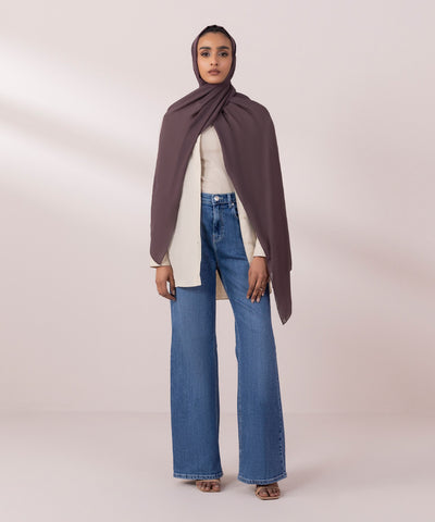 , Women Basic Hijab, Sapphire