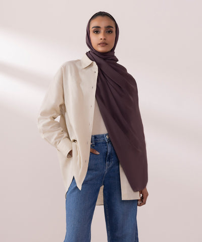 , Women Basic Hijab, Sapphire