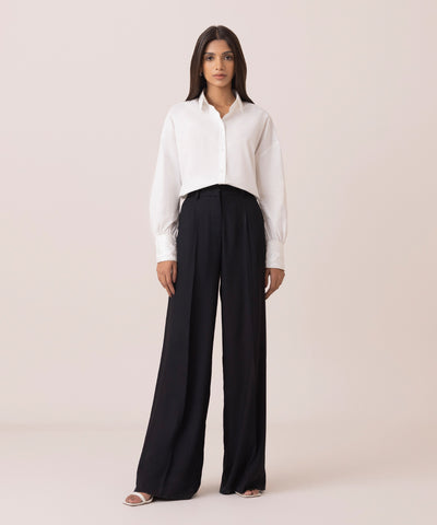 , Button Through Long Shirt, Sapphire