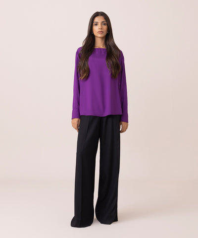 , Women Purple Top, Sapphire