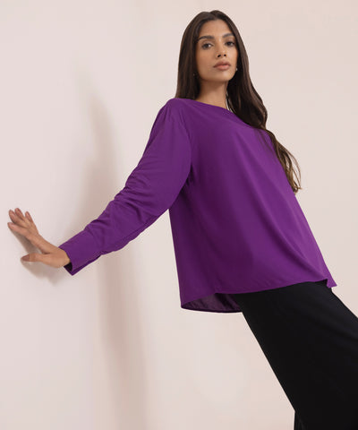 , Women Purple Top, Sapphire