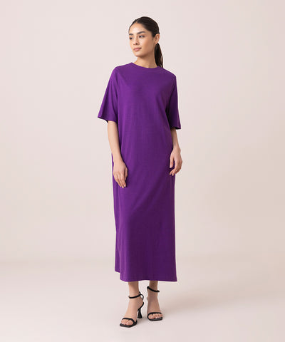 , T-Shirt Dress, Sapphire