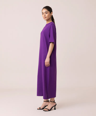 , T-Shirt Dress, Sapphire
