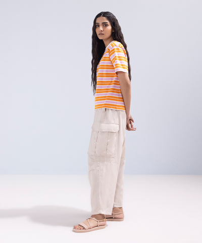 , Yarn Dyed T-Shirt, Sapphire